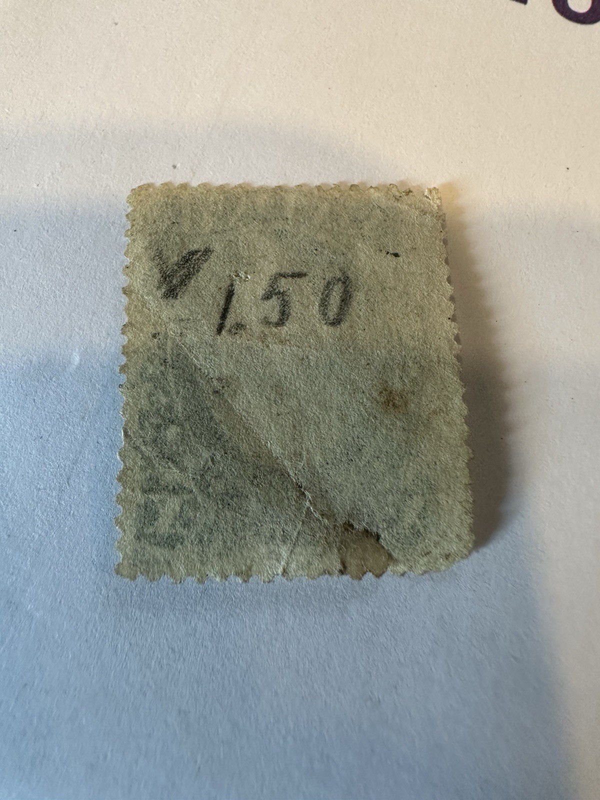 US 10 Cent Green Historical Figures Stamp 1851-1860 Used Handstamped