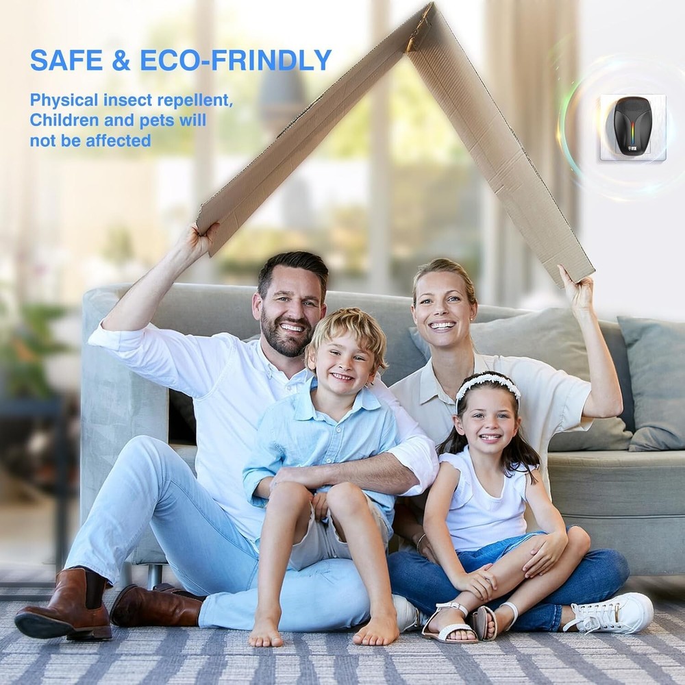 2025 Ultrasonic Insect Repeller 6-Pack - Eco-Friendly Pest Control Solution