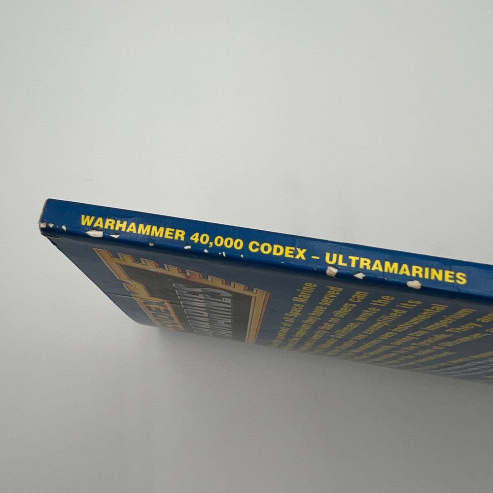 Warhammer 40K Codex Ultramarines 2nd Edition 1995 Games Workshop Softcover VG