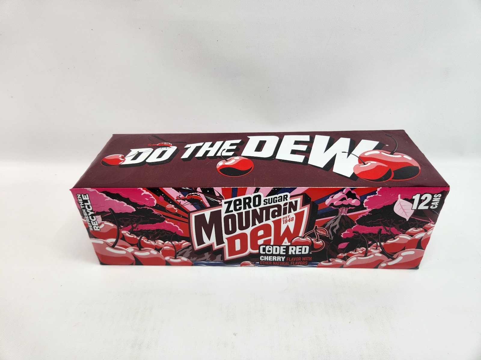 Zero Sugar Code Red Mountain Dew 12 Pack New Logo 12 Cans