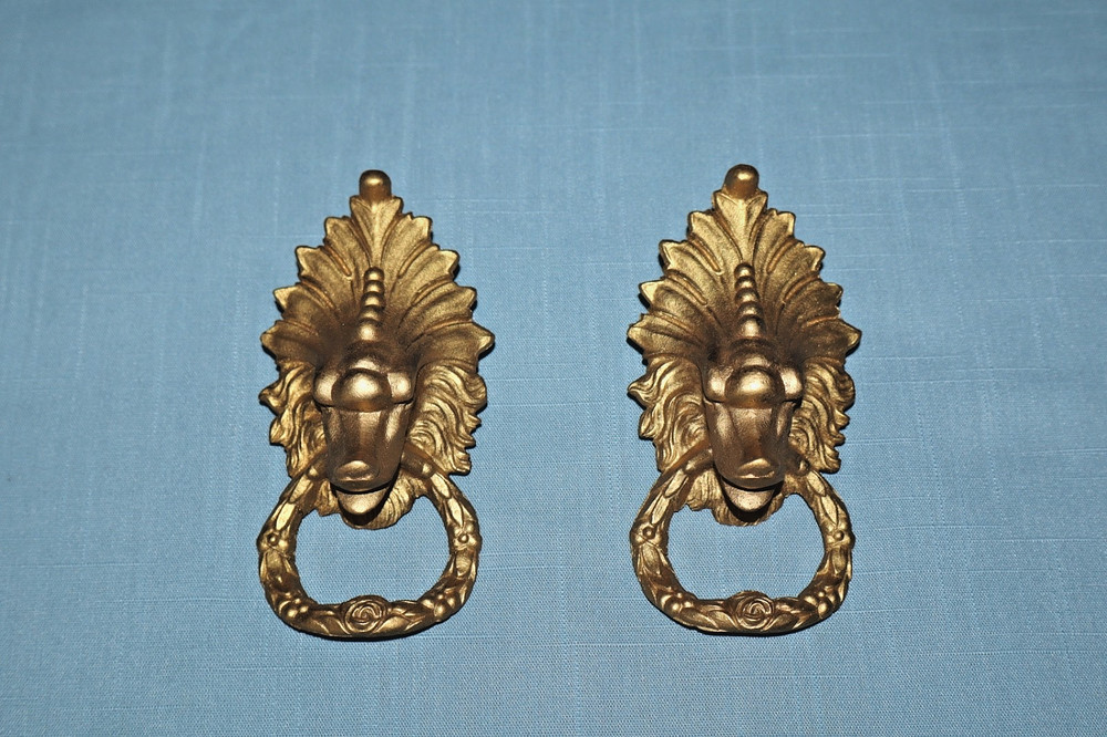 Ansonia Lion Head Clock Decorations/Ornaments