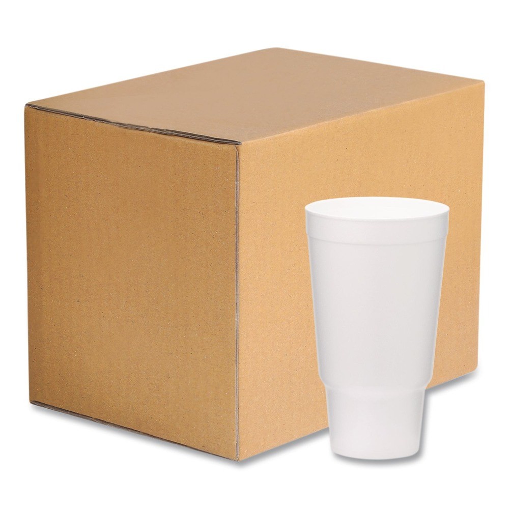 WinCup 221983 32 oz Foam Drink Cups - White (400/Carton) New