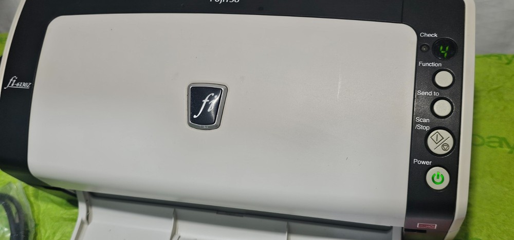 Fujitsu Fi-6130Z Color Duplex Sheet-Fed Document Scanner w/Bundle WORKS