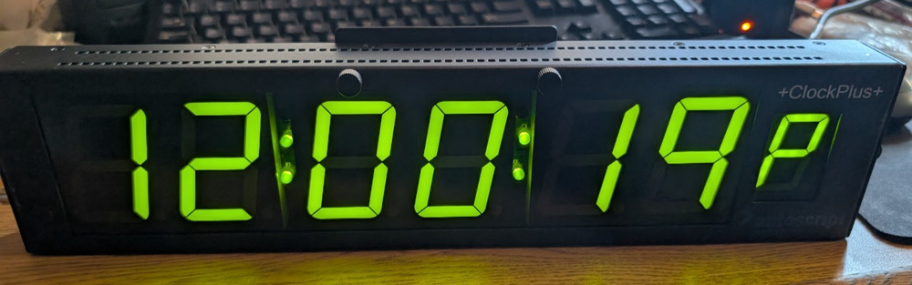 Autoscript Clock Plus LED SMPTE/EBU Timecode Display  (read ad please)