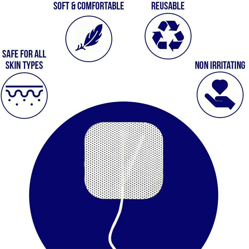 TENS Electrode Pads EMS Replacement Unit 7000 3000 2x2 Muscle Stimulator BULK