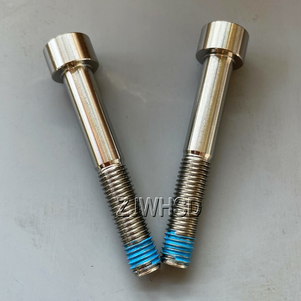2pcs M9 x 1.25 x 60 Titanium Ti Screw Bolt Allen Hex Socket Cap Head +ThreadLock
