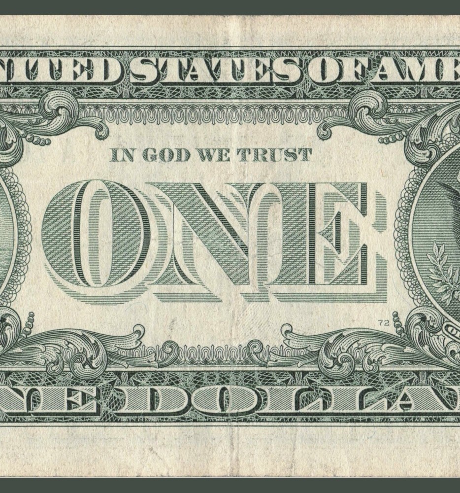 Two Triples 3s 4s KENTWOOD LA Zip Code Note 70444 $1 Dollar Bill A70444333D