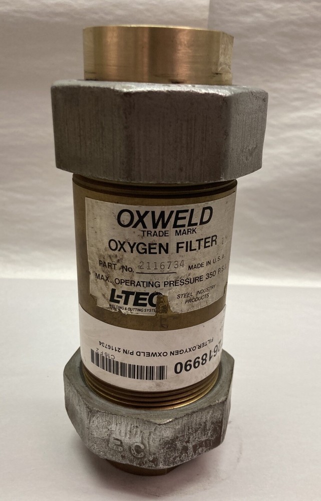 Oxweld,2116734,Oxygen Filter