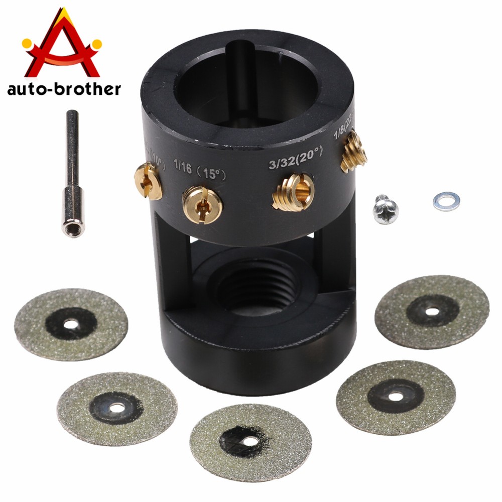 Tungsten Grinder Sharpener Multi-Angle & Offsets Head Tool Fit For TIG Welding