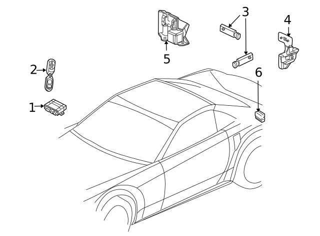 Genuine GM Antenna Mount Bracket 10346352