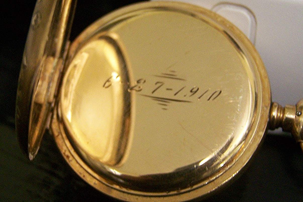 1911 Hampden Diadem 3/0s 15J Pocket Watch –Dueber Hunter Case