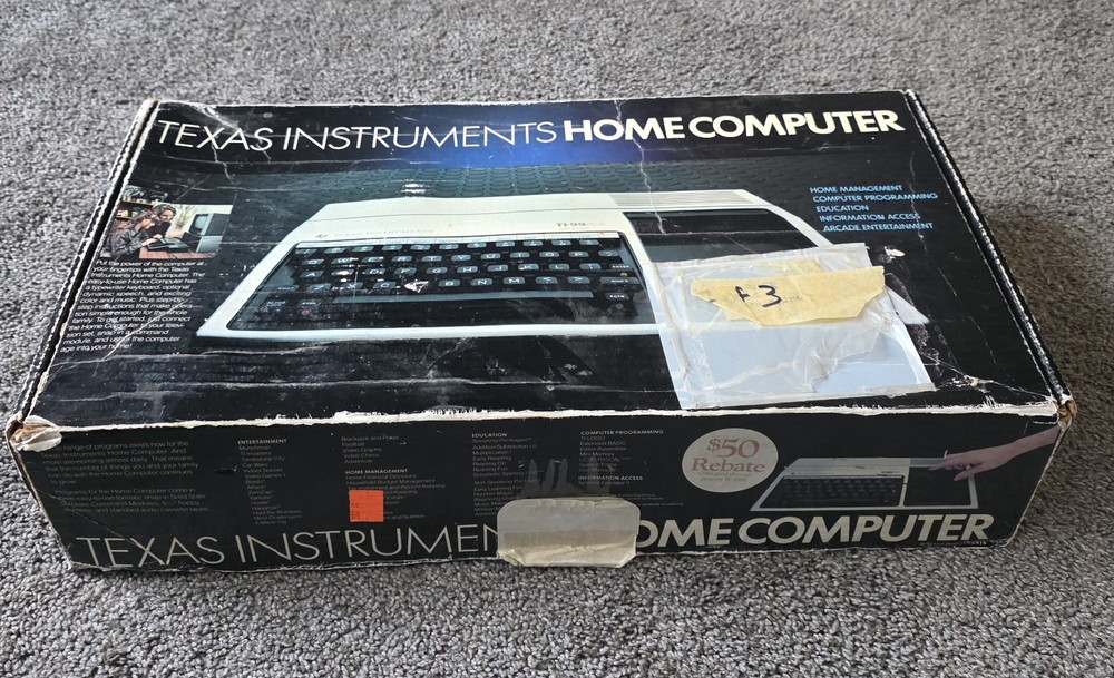 TI-99/4A Texas Instruments Computer Cartridges And Accessories - No Computer