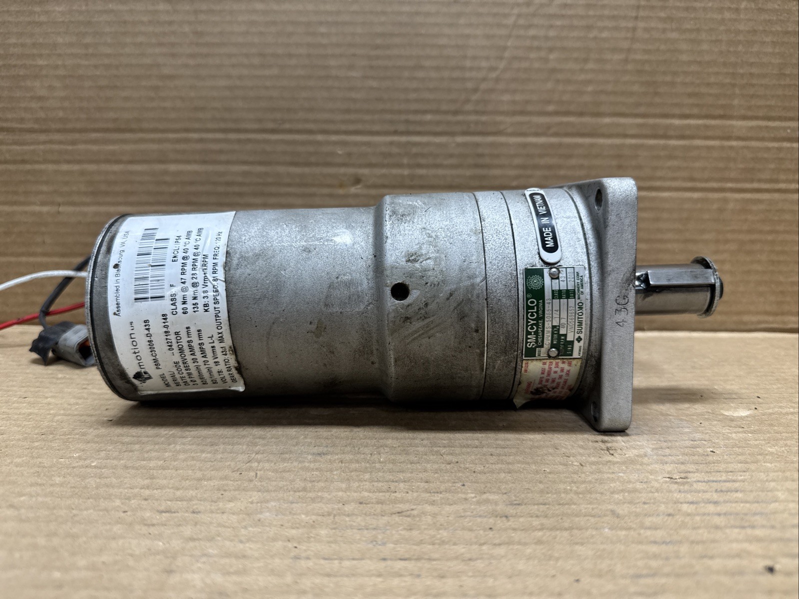 CROWN PSM-C3006-D-43S MOTOR CVVMS-5085-43 CROWN PART