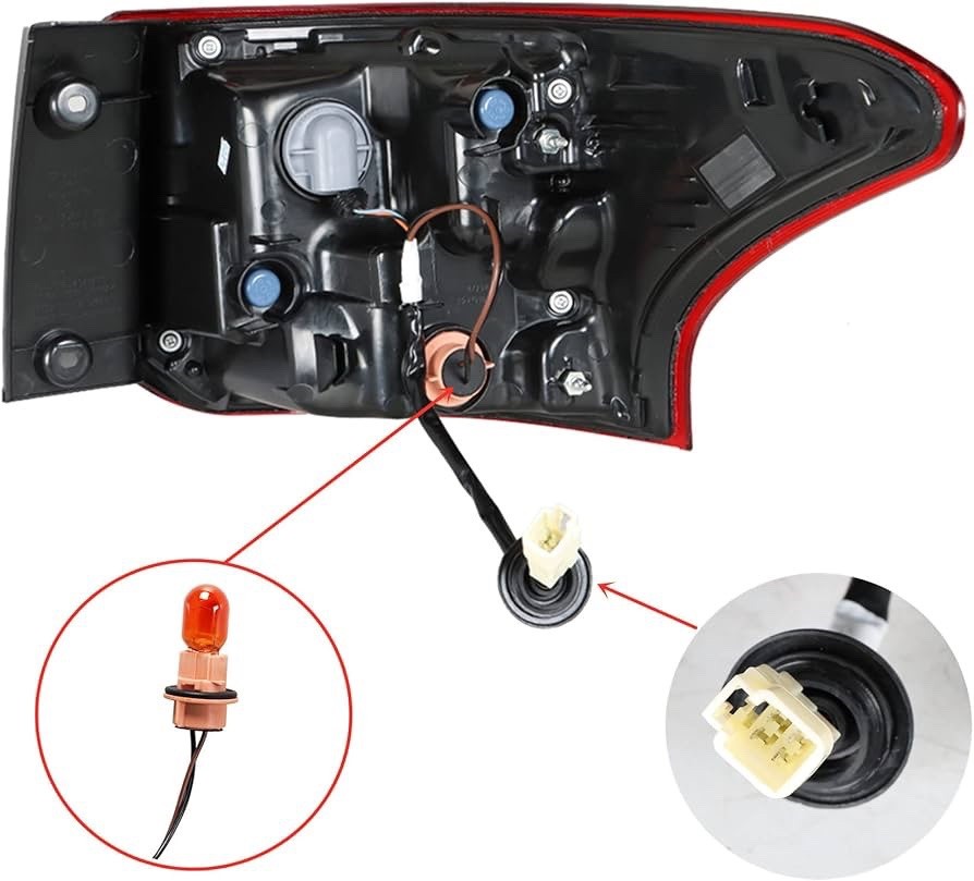 Rear Left Tail Light Brake Lamp Assembly Replacement for Outlander 2016-2020