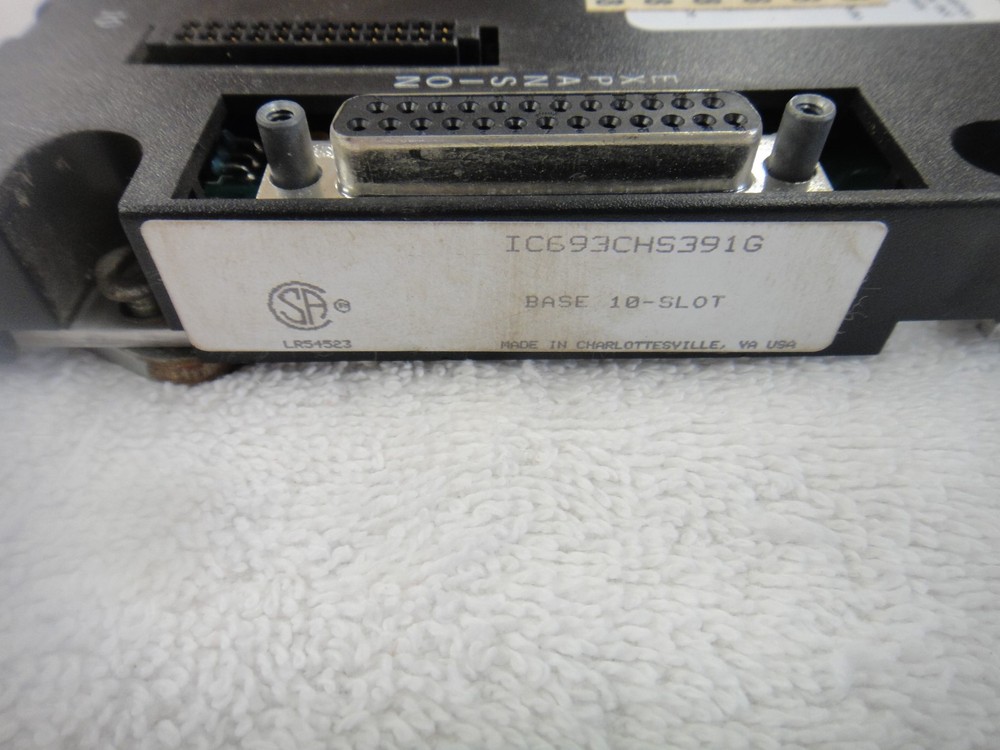 GE Fanuc Programmable Controller 10 Slot Expansion Rack IC693CHS391G