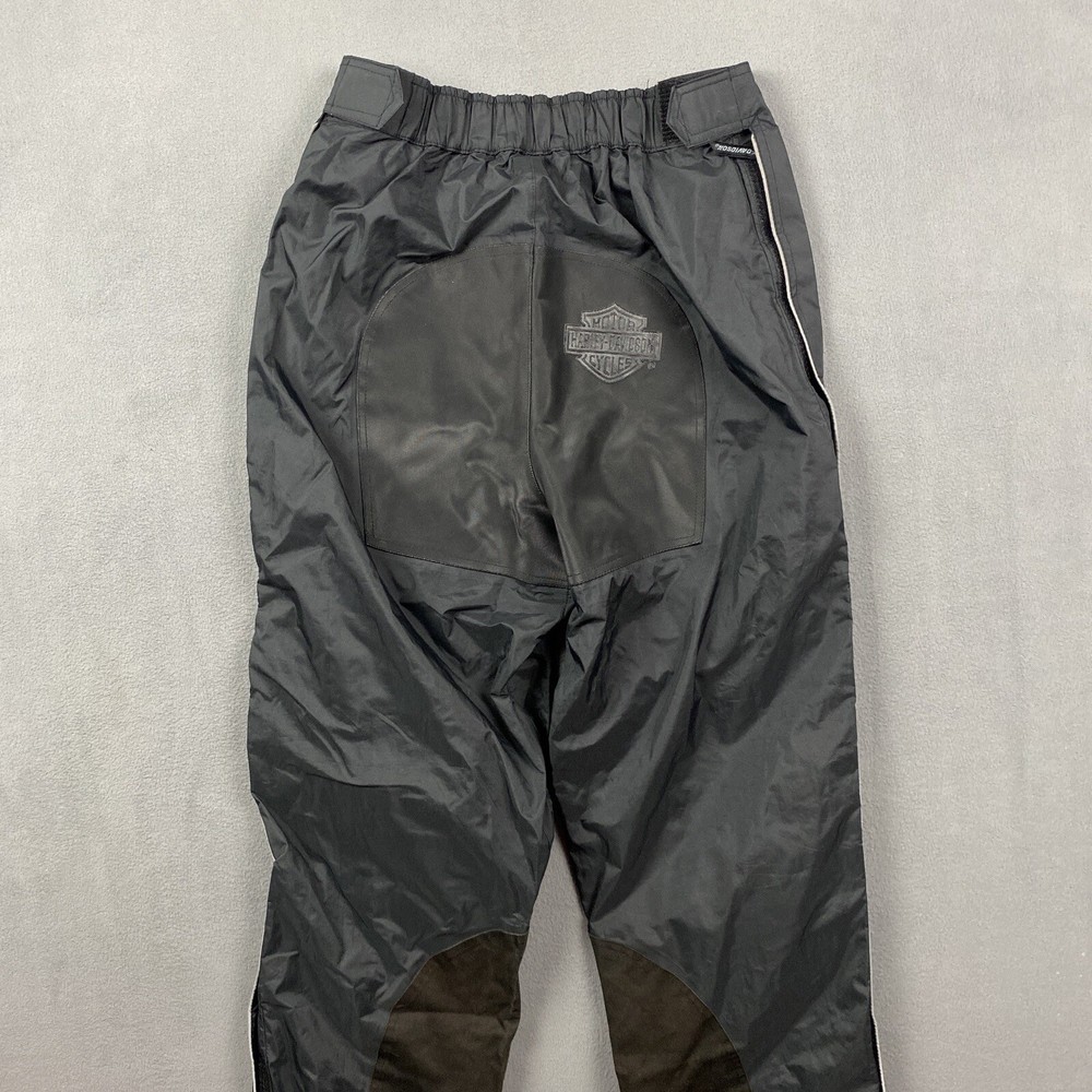 Harley Davidson Pants Mens Medium Black Polyester Heavyweight Lined Riding
