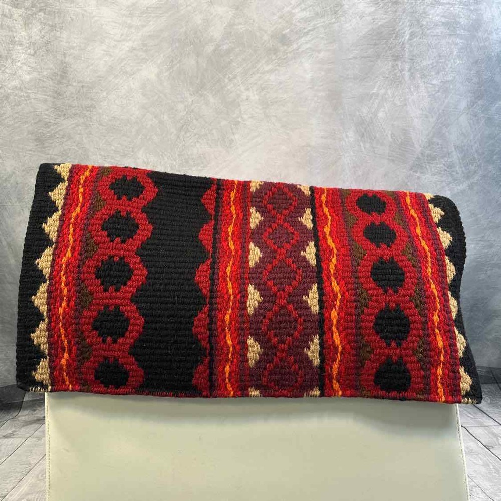 Mayatex Handwoven Red Western Blanket