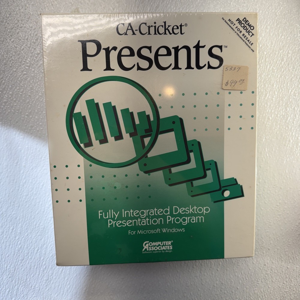 CA-Cricket Computer Associates Desktop Presentation Program DEMO VERSION