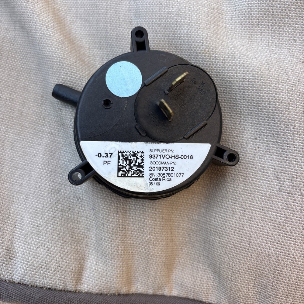 Goodman Air Pressure Switch 20197312