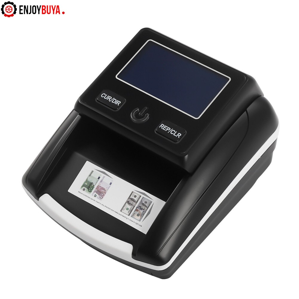 Automatic Bill Counter and Counterfeit Detector with UV, MG, IR Technology