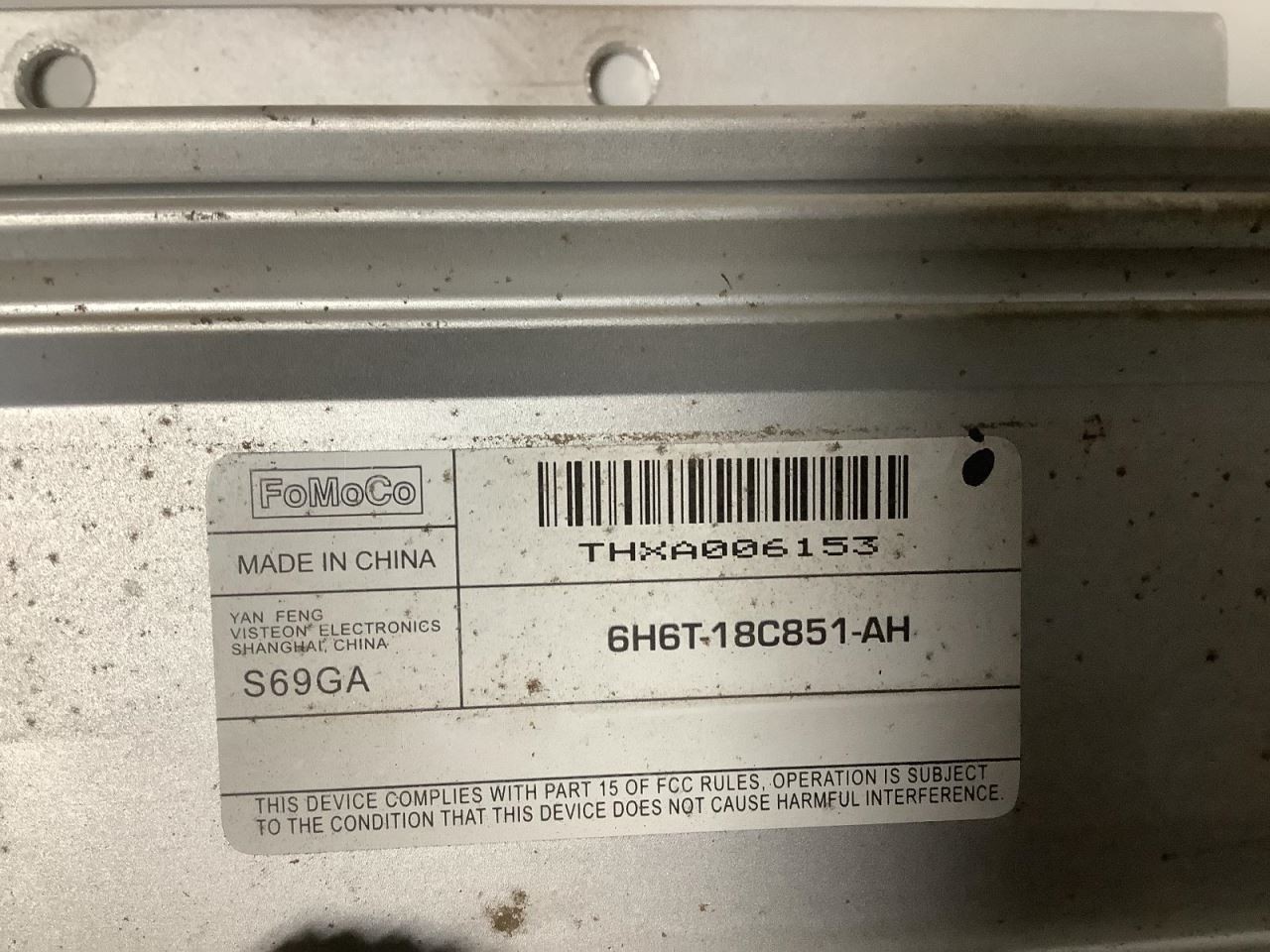 Audio Equipment Radio Audio Processor Right Hand Quarter Fits 06 ZEPHYR 109021