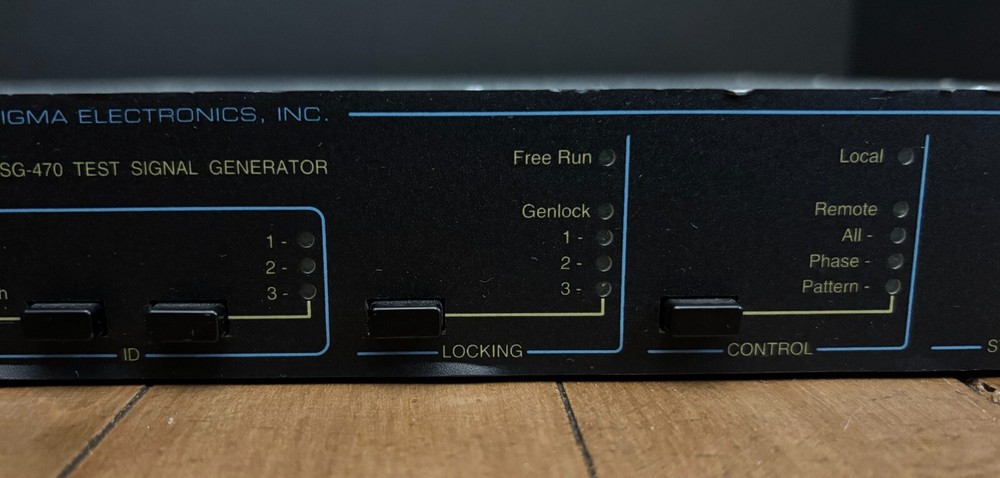 Sigma Electronics TSG-470 Test Signal Generator
