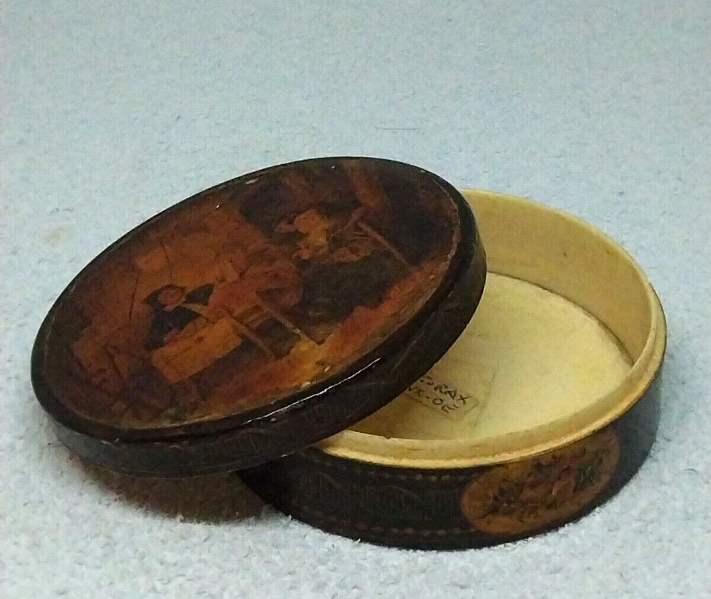 ANTIQUE GENTLEMAN'S TABLE SNUFF BOX Vernis Martin