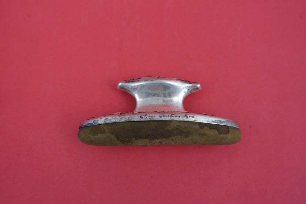 Dresden by Whiting Sterling Silver Nail Buffer 4" x 2"