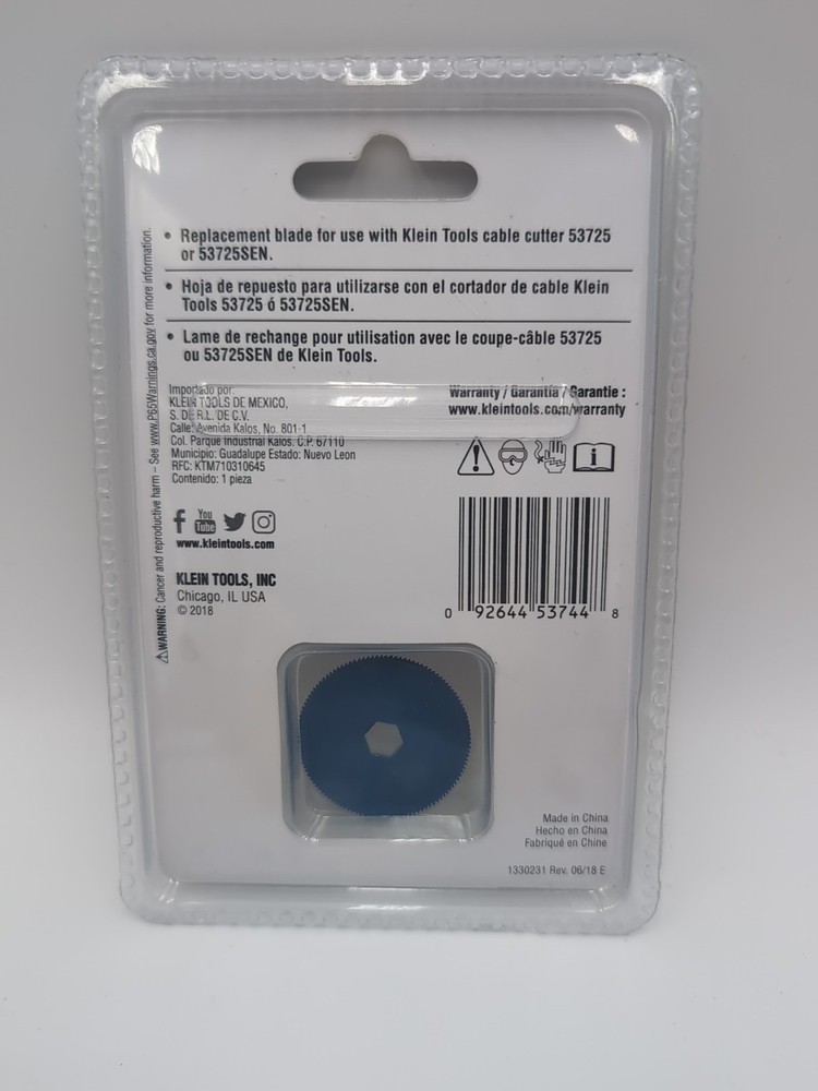 Klein Tools Bx Cutter Replacement Blade 53726SEN