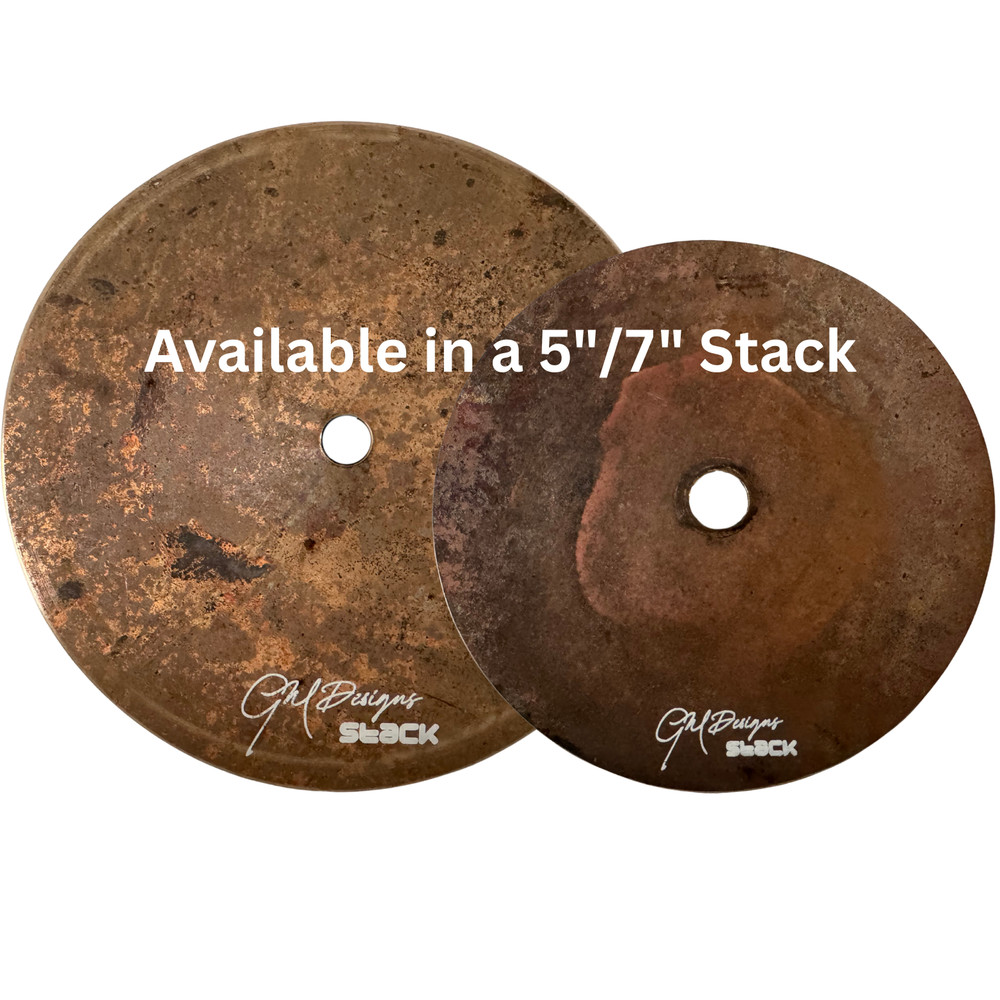 5" GM Designs MINI Crunch/Clap Stack BLACK Single – Dirty, Cutting & Textured!