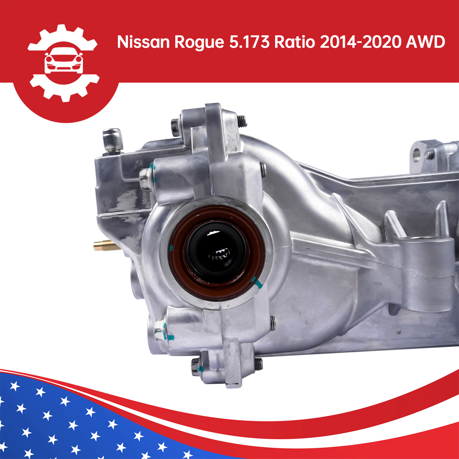 Carrier/Differential Rear AWD for Nissan Rogue 14-20 5.173 Ratio 24027-7FV0A