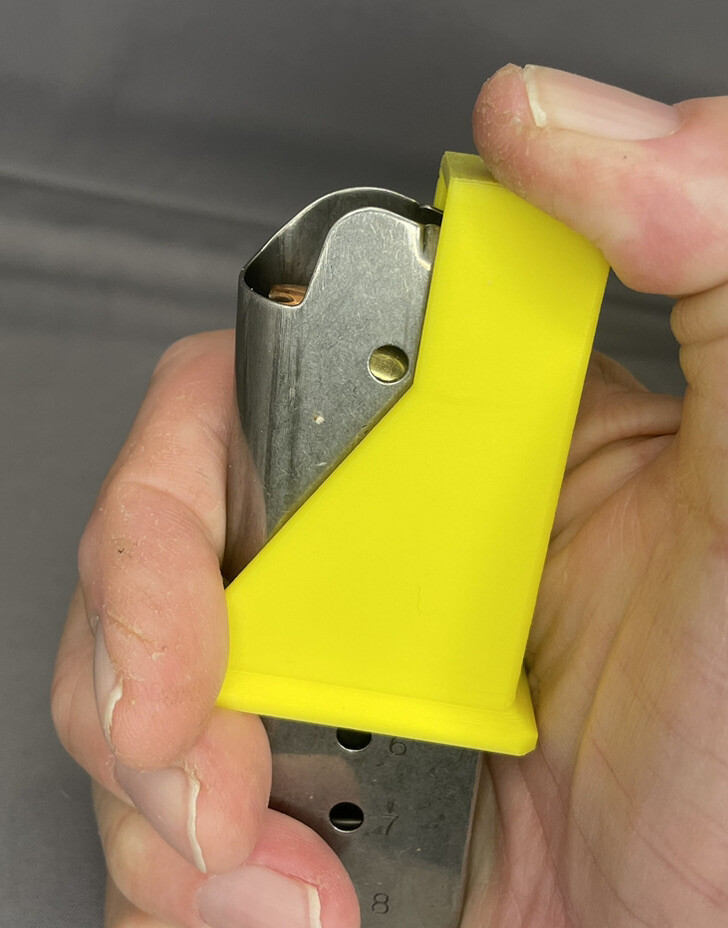 1911 Single Stack .45acp 45 acp .45 Magazine Speed Loader Speedloader -YELLOW