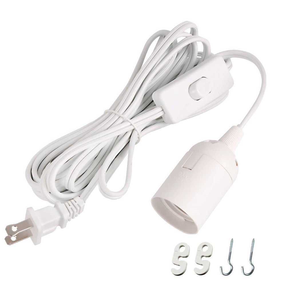 12ft Hanging Standard Light Socket Extension Cord For E27 Pedant Lantern Lights