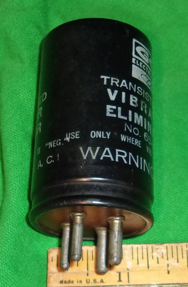 Transistorized Vibrator Eliminator G-C Electronics 65-552 Clean! 12-Volt