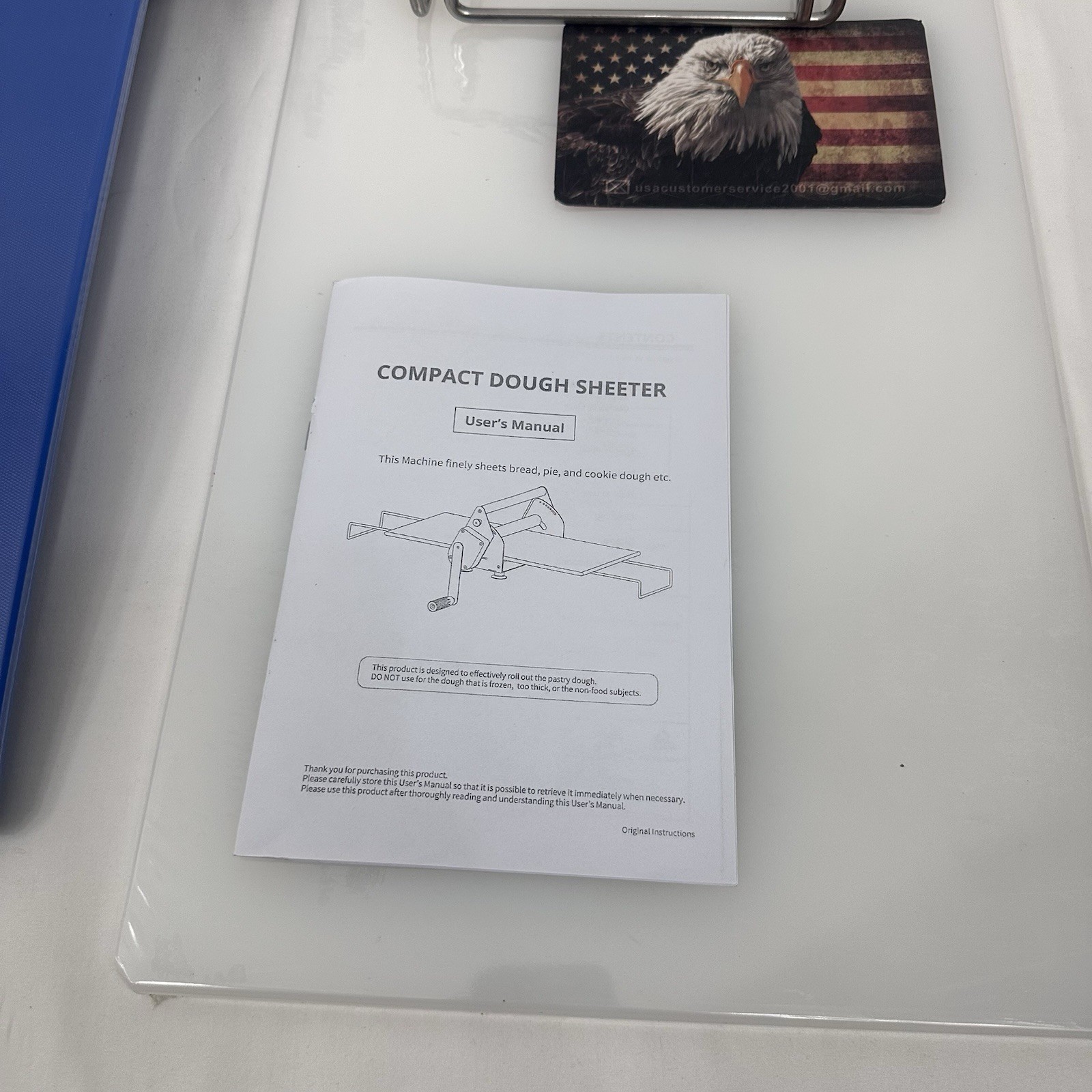 12” Folding Dough Sheeter Machine w/ 2 Rolling Boards Stainless Steel Thickness