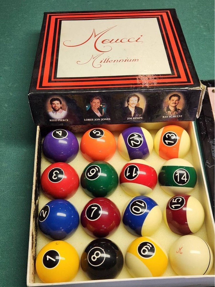 Meucci Millenium Balls Set Pool Cue  NEW