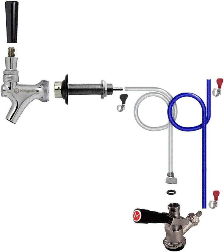 Kegco Tap Conversion Kit, Chrome