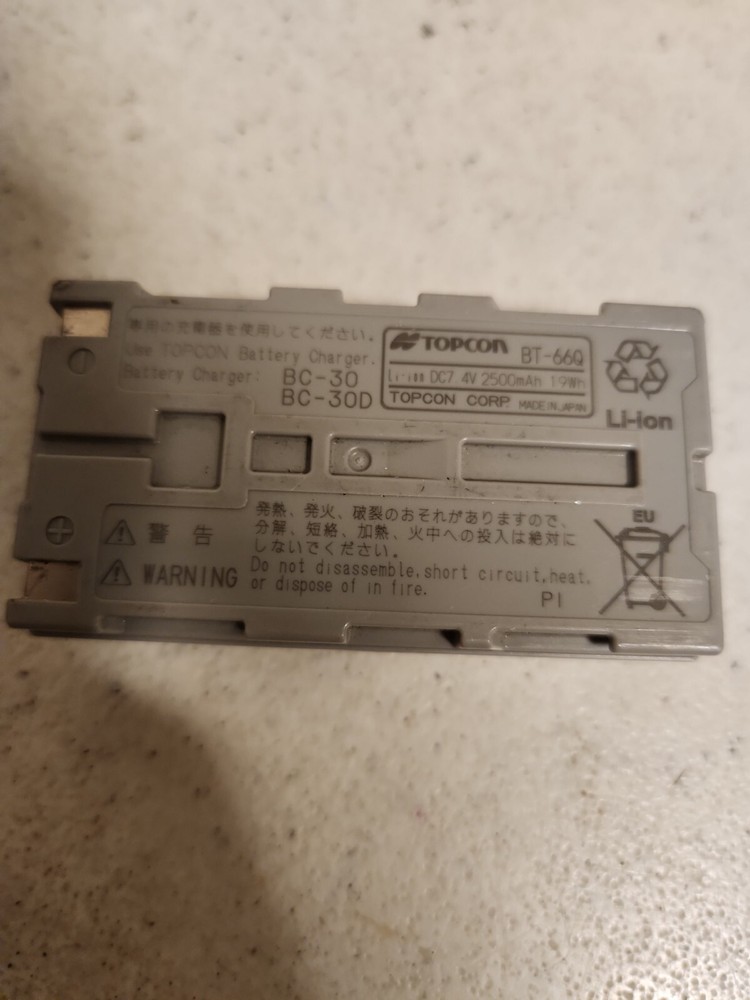 TOPCON GRS-1 FIELD CONTROLLER RECEIVER /w Accessories, Topsurv 8