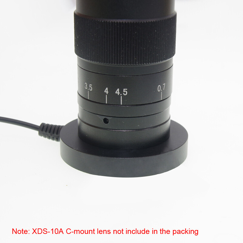 Adjustable USB LED Ring Light Plug F Microscope Camera C-mount Lens Thread 42mm