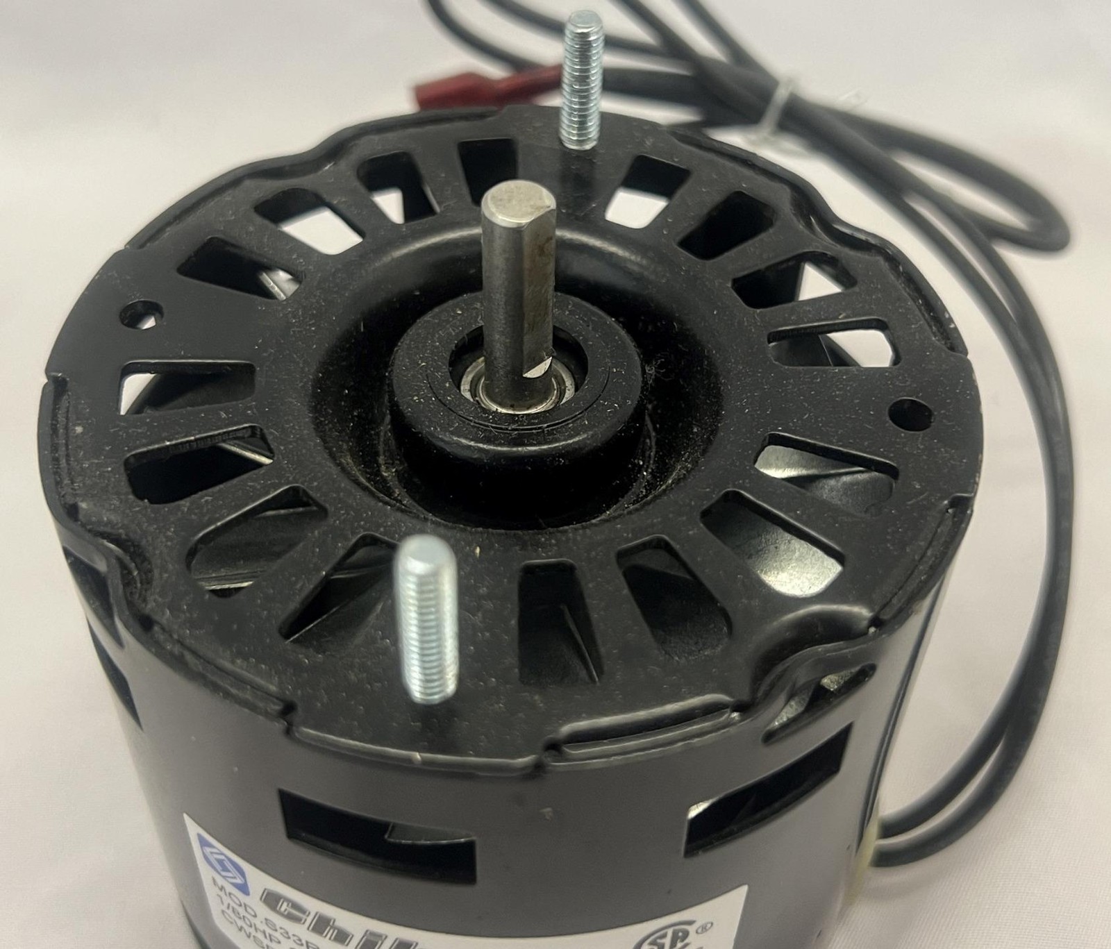 Accurex Motor , CHIKEE S33R182AB-08, 1/80 HP, 115V, 60HZ, 0.6A, 1550 RPM,