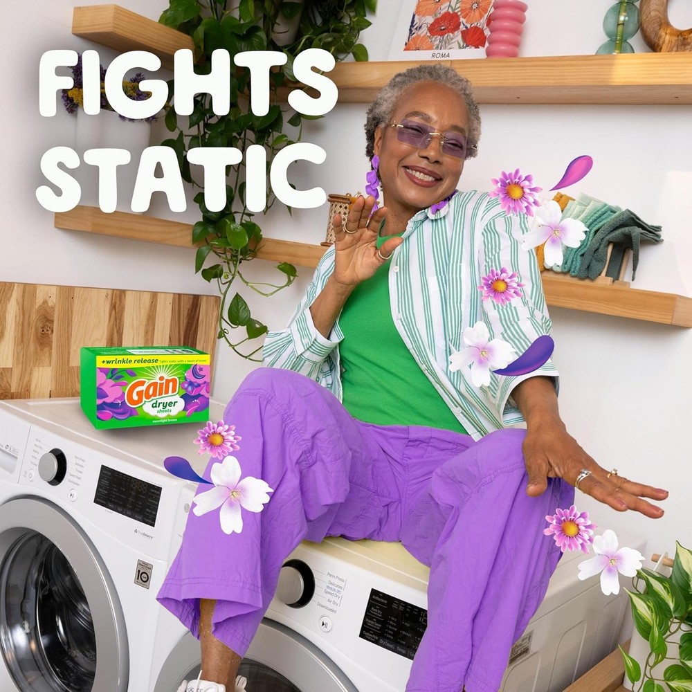 Gain Original Dryer Sheets, 120 Count.