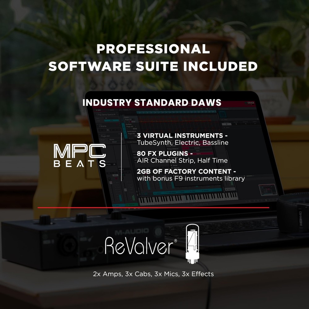 USB Audio Interface for Recording, Streaming, Podcasting | XLR, Line, DI Inputs