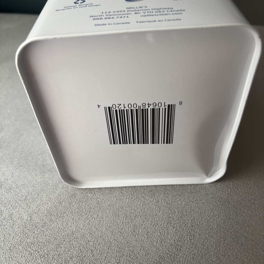 Nellie's Laundry Soda Storage Tin Empty