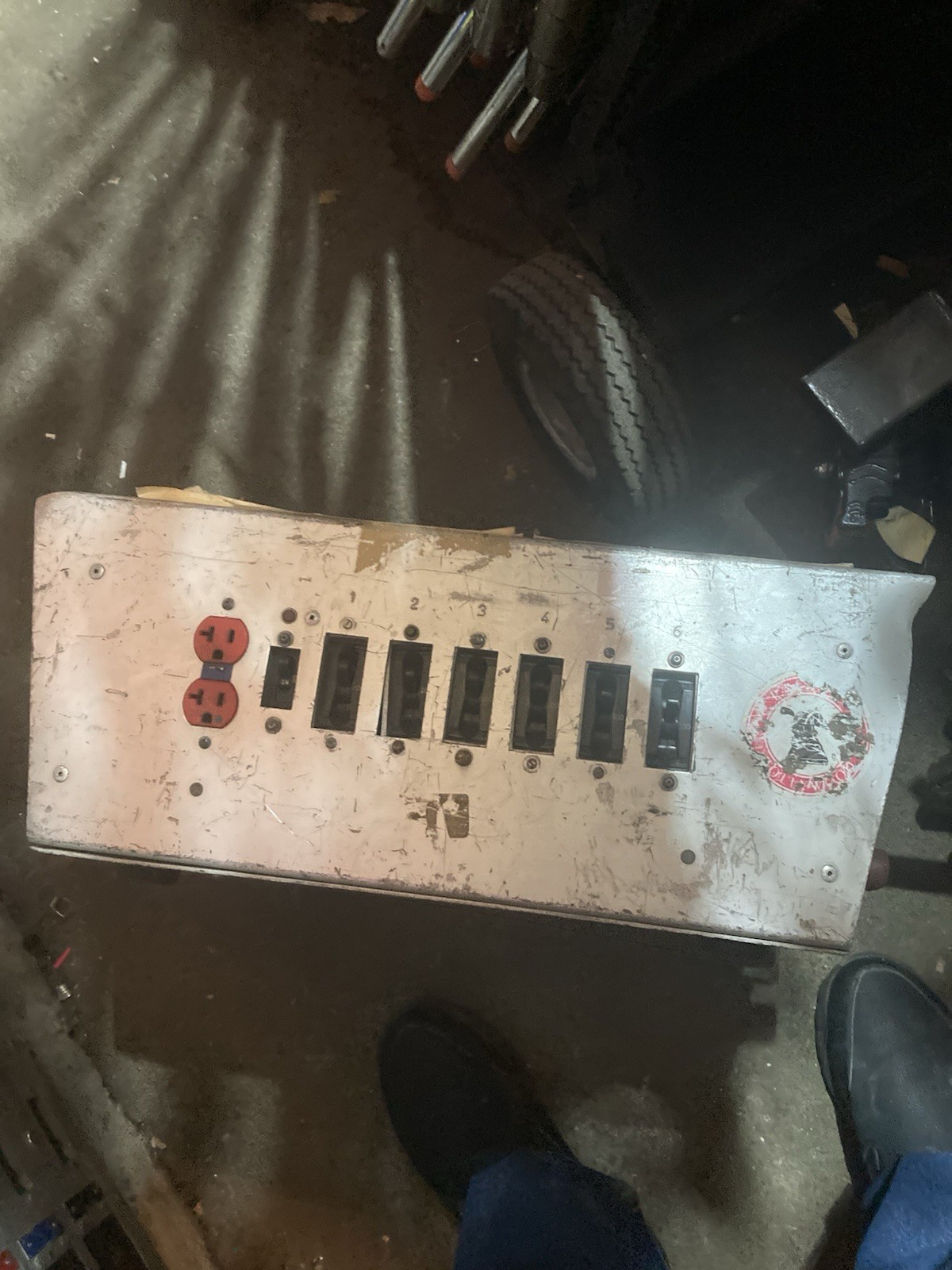 600 Amp Flow Thru Distribution Box Camlock