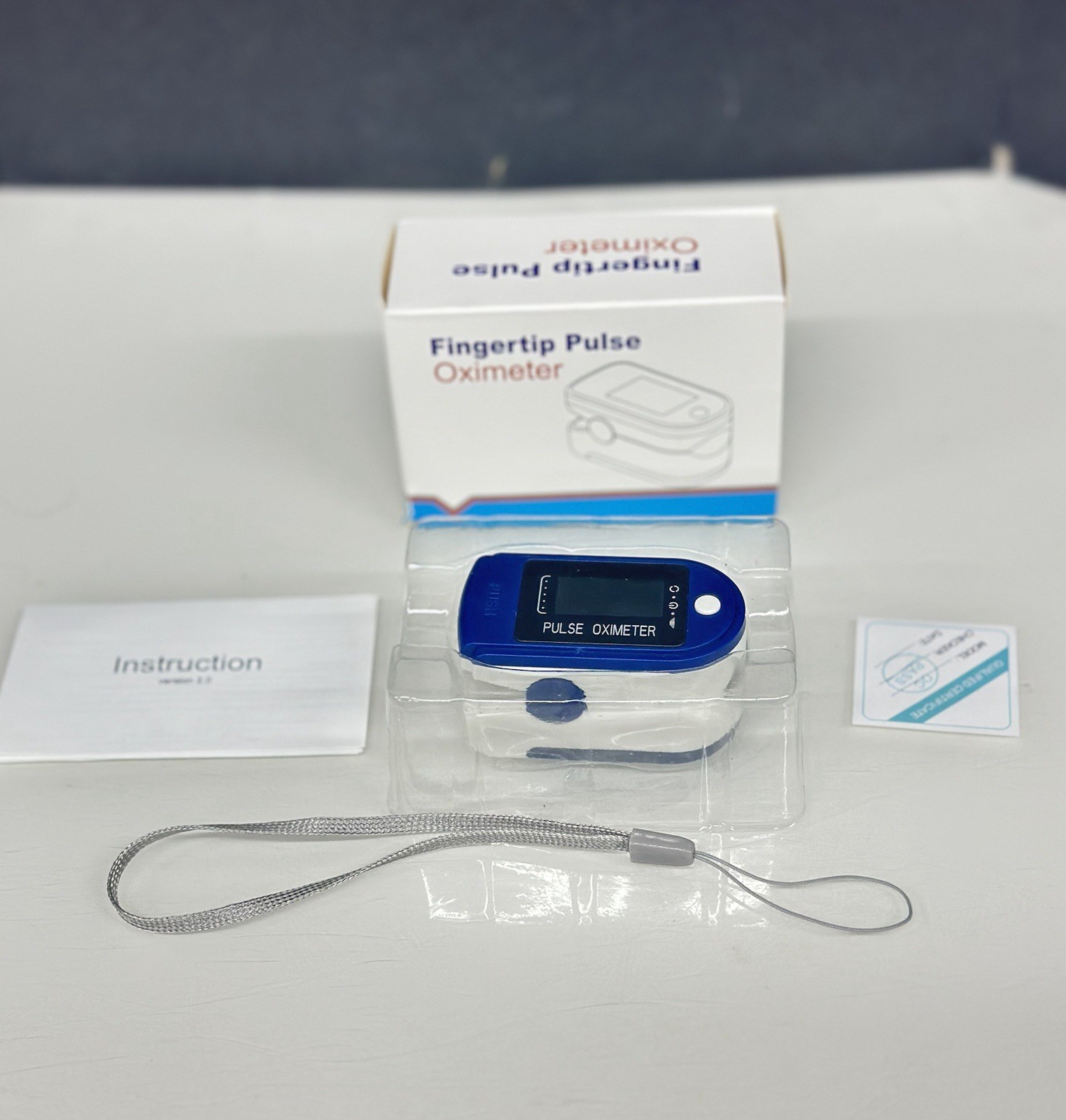 Oximeter Pulse Finger SpO2 Blood Oxygen Saturation Heart Rate Monitor