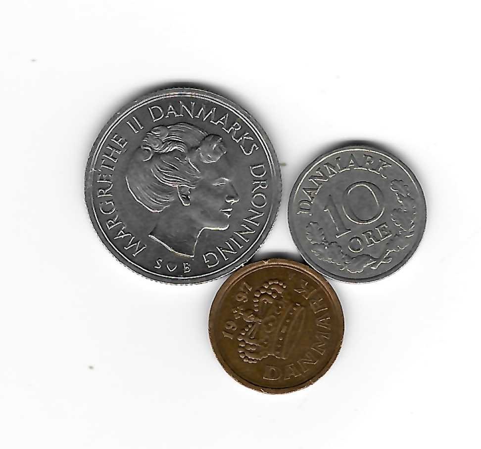 3 Coins from Denmark