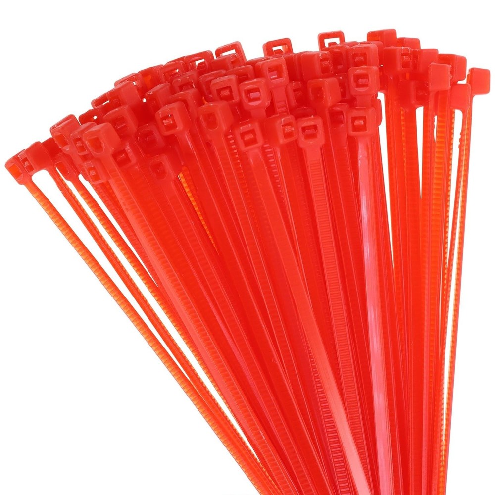 Nylon Zip Ties 6in Heavy Duty, 200-Pack Multi-Color Multi-Purpose