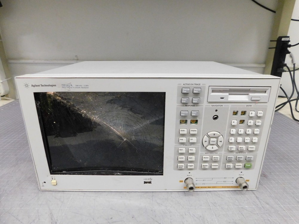 HP E5062A NETWORK ANALYZER 300 KHZ- 3 GHZ, OPT 015,275 M5000