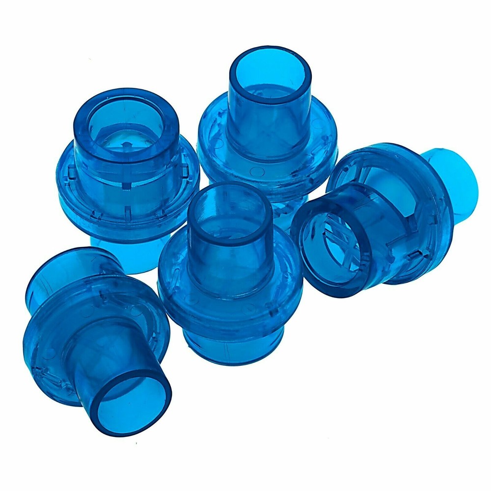 5pc Universal Plastic CPR Pocket Resuscitator Mask Replacement Valves, 3 colors