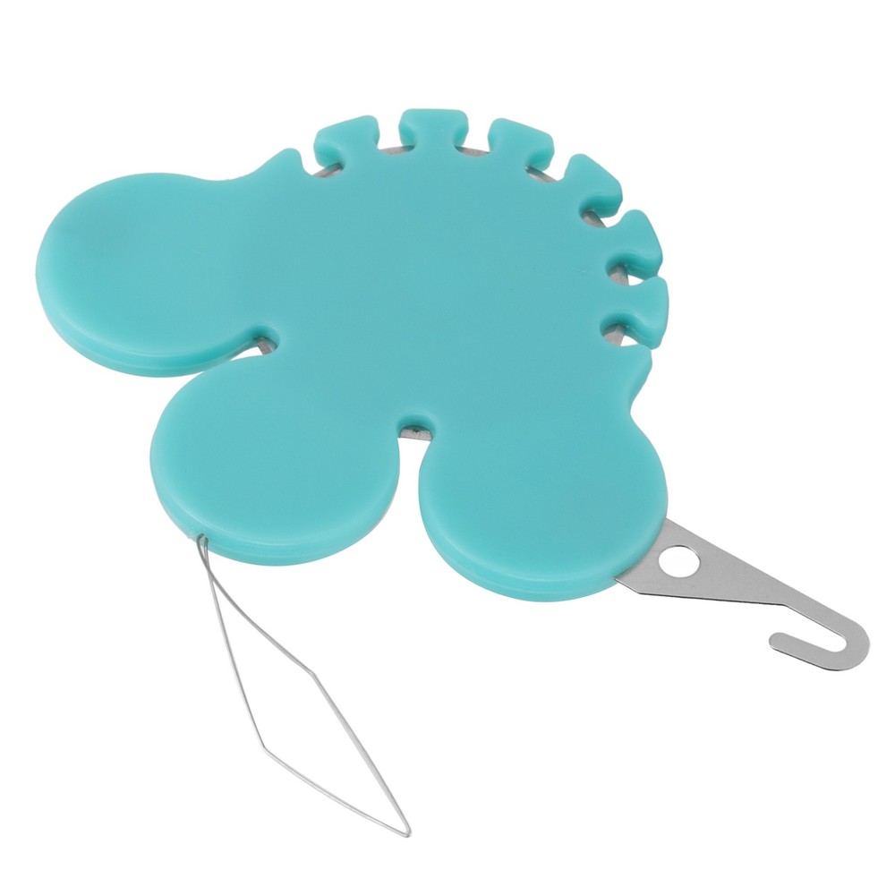 4 In 1 Needle Threader Wear Resistant Material Sewing Needle Threader(Blue )